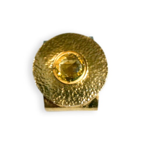 Beat Cuff Bracelet with Citrine