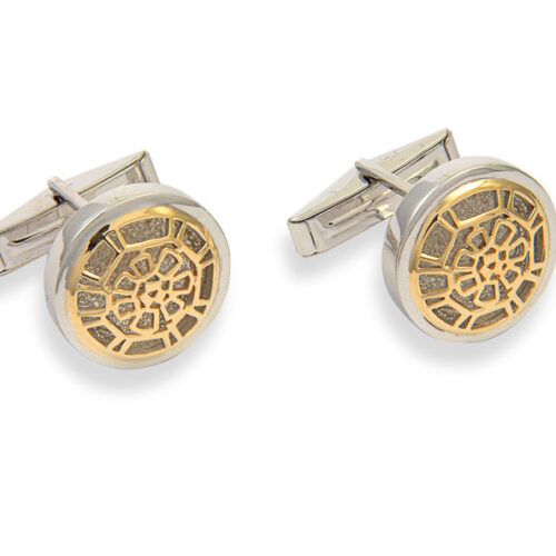 Classic Double Second Hoop Cuff Links
