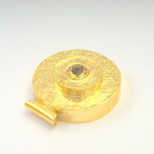 Beat Pendant With Citrine